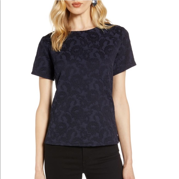 Halogen Jacquard Top NWOT - Picture 1 of 7